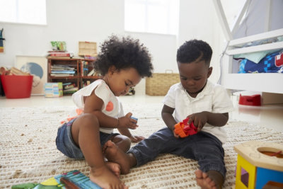 toddlers playing together